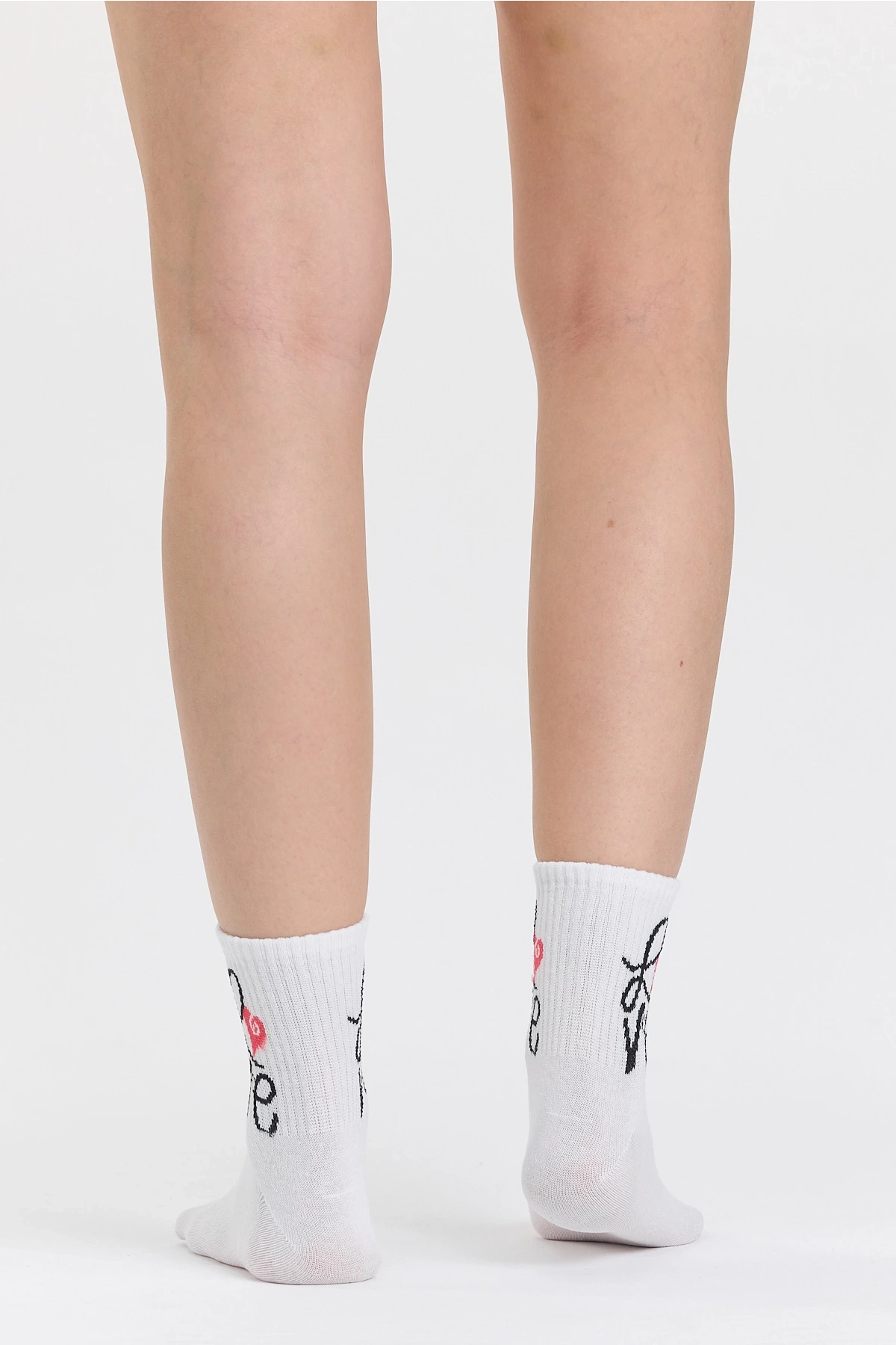 4lü Love Desenli Çorap