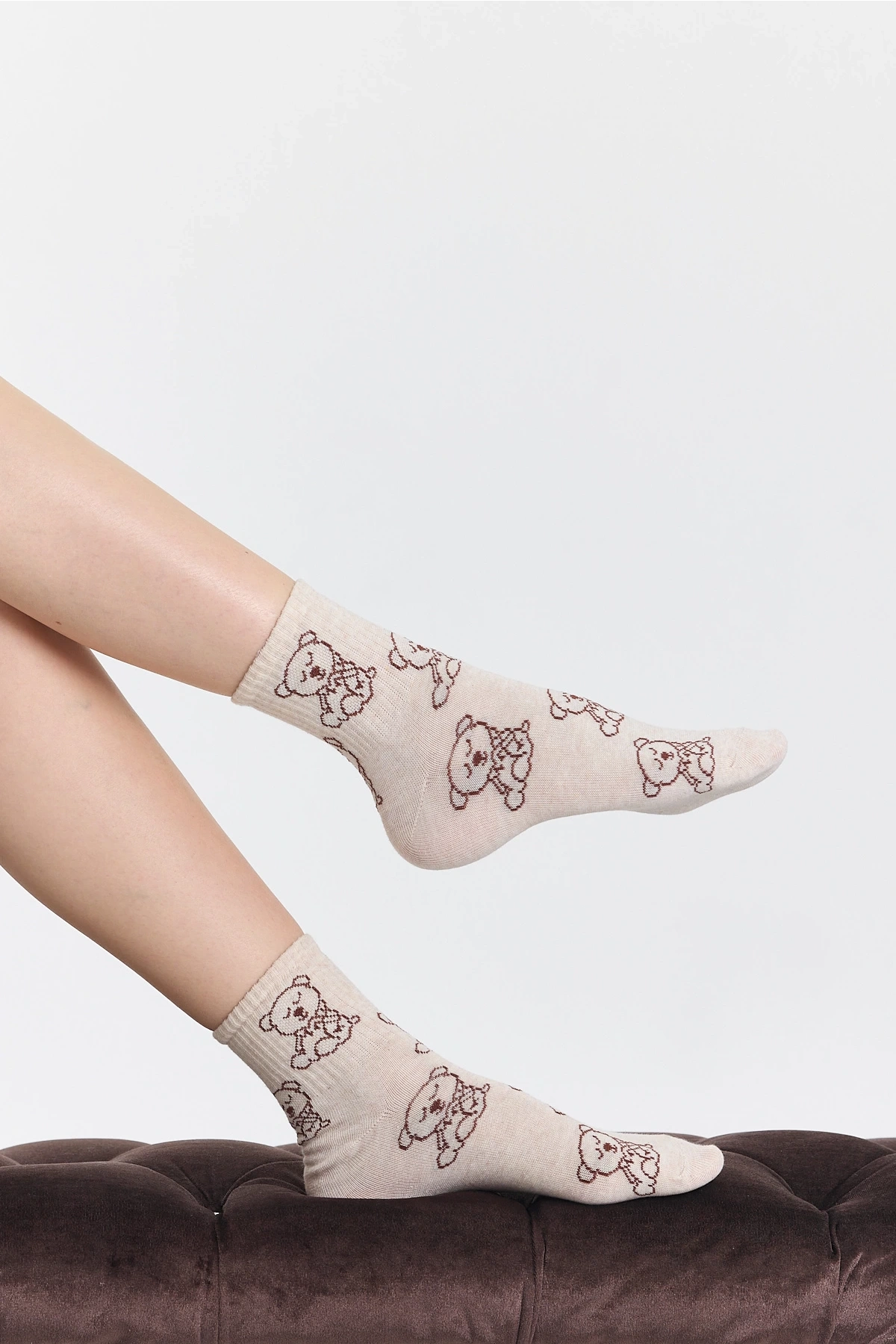 4lü Sevimli Ayı Desenli Çorap Seti