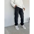 Antrasitt Şerit Kargo Cep Baggy Pantolon
