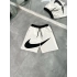 Beyaz Ön Nakış Nike Şort