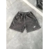 Gri Yıkama Yazı Nk Şort