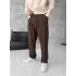 Kahvee Baggy Kumaş Pantolon