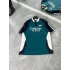 Petrol Parçalı Fly Tshirt