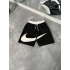 Siyah Ön Nakış Nike Şort