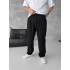Siyahh Baggy Kumaş Pantolon