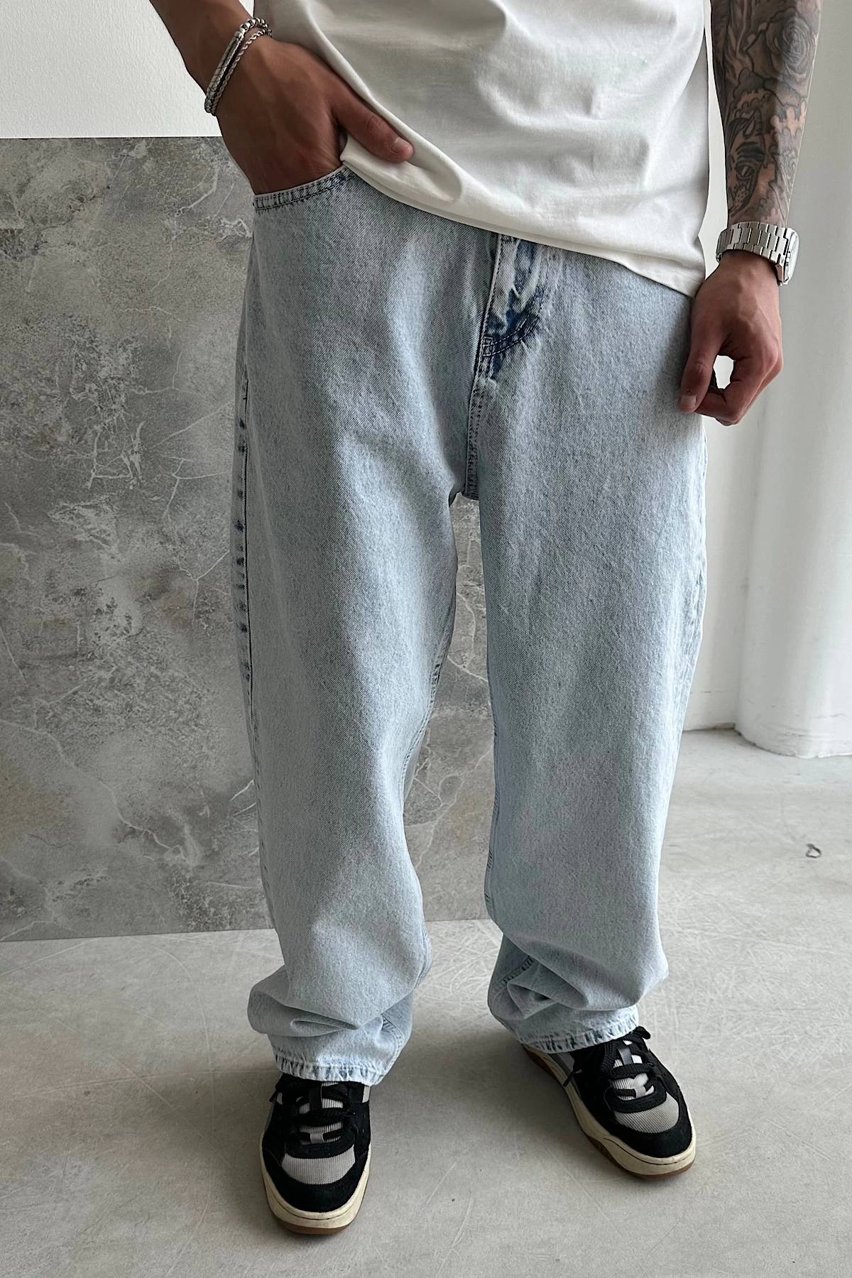 Kar Yıkama Relax Baggy Jean