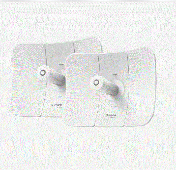 TP-LINK OMADA Beam Bridge 5 UR KIT Gigabit 5Ghz AC867 2 Anten Bridge Access Point 2li set