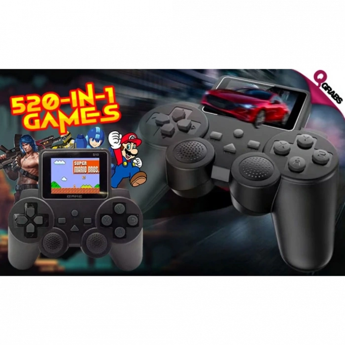 520 Oyunlu Ekranlı Joystick El Oyun Konsolu