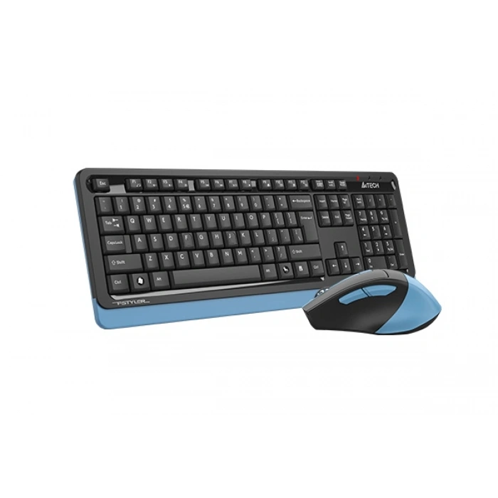 A4TECH FG1035 Kablosuz Q Trk Siyah/Mavi Klavye - Mouse Set