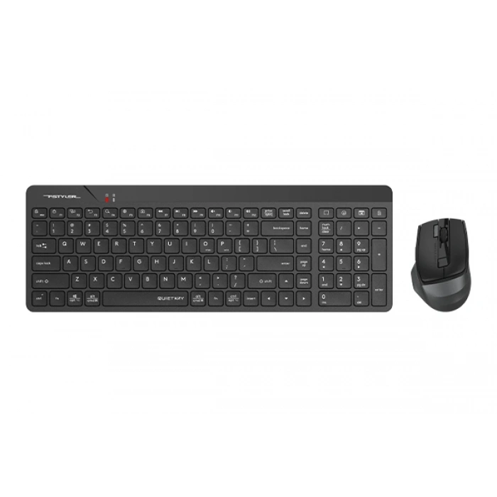 A4TECH FG2400 AIR2 Kablosuz Q Trk Sessiz Siyah Klavye - Mouse Set