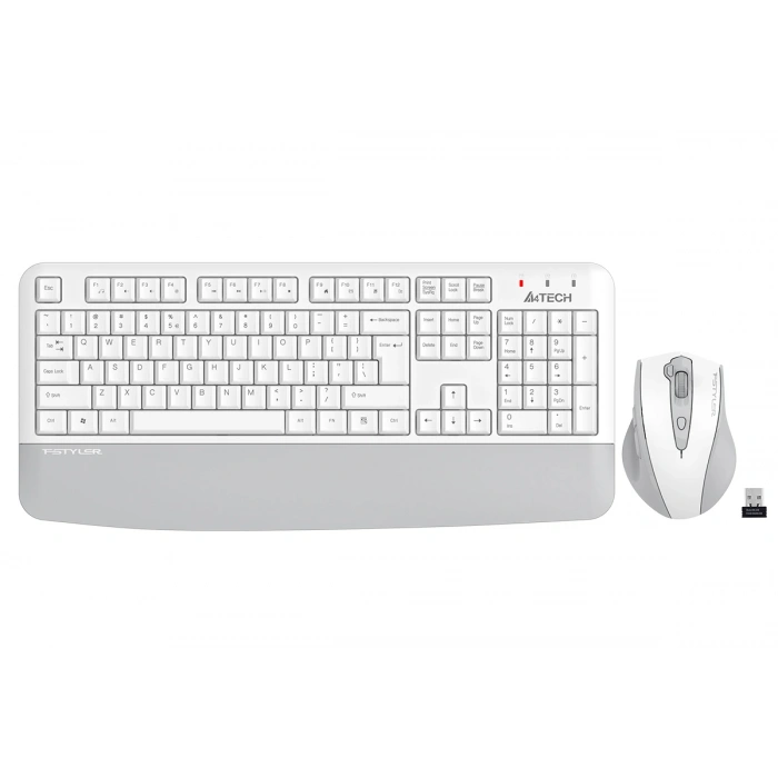 A4TECH FG2500S PLUS Kablosuz Q Trk Beyaz Klavye - Mouse Set