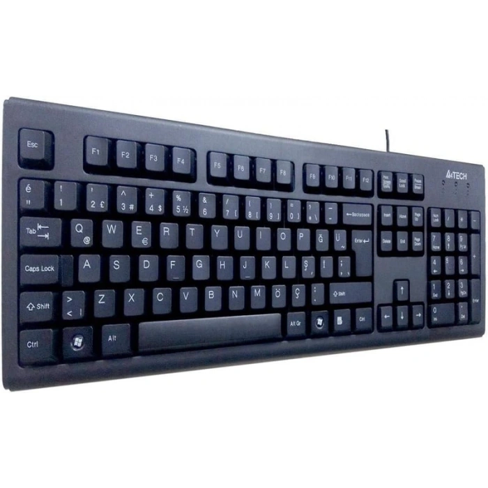 A4TECH KM-720 Kablolu USB Q Trk Siyah Klavye