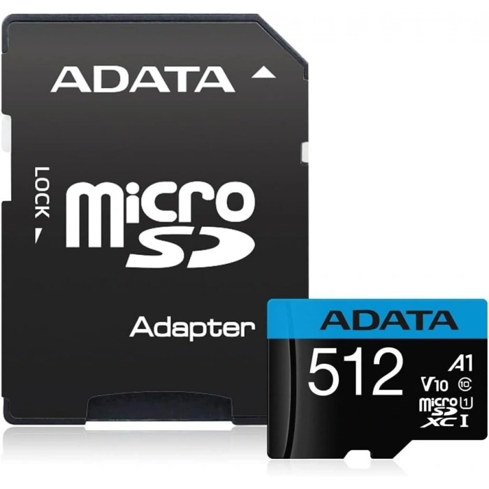 Adata 512GB AUSDX512GUICL10A1-RA1 Premier Class10 Adaptörlü MicroSDXC Hafıza Kartı