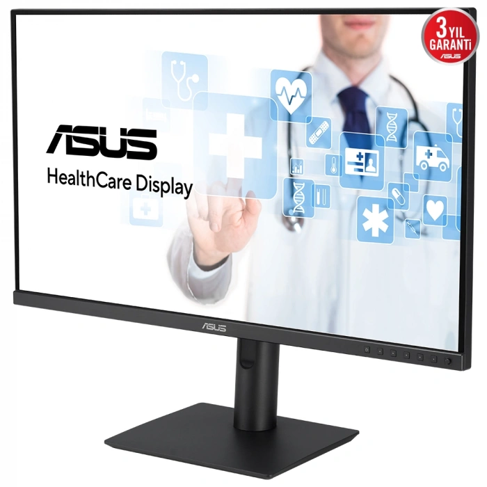 ASUS 23.8 IPS HA2441A 5MS HDMI-DP TYPEC Pivot Sağlık Monirtörü 2560x1440