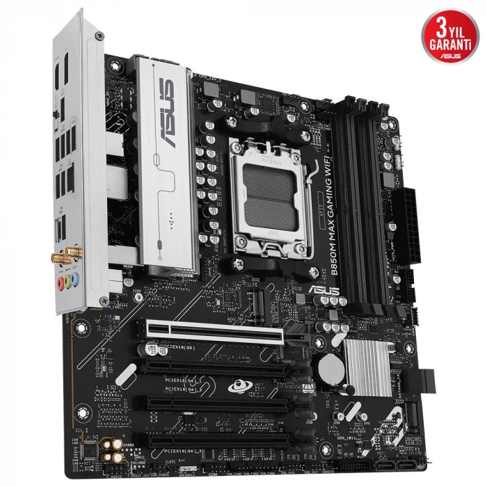 ASUS B850 MAX GAMING WIFI6E DDR5 HDMI-DP PCIE 5.0 AM5 ATX