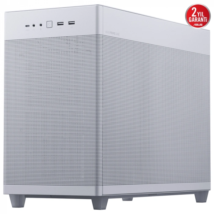 ASUS PRIME AP201 Gaming Micro-Tower PC Kasası Beyaz