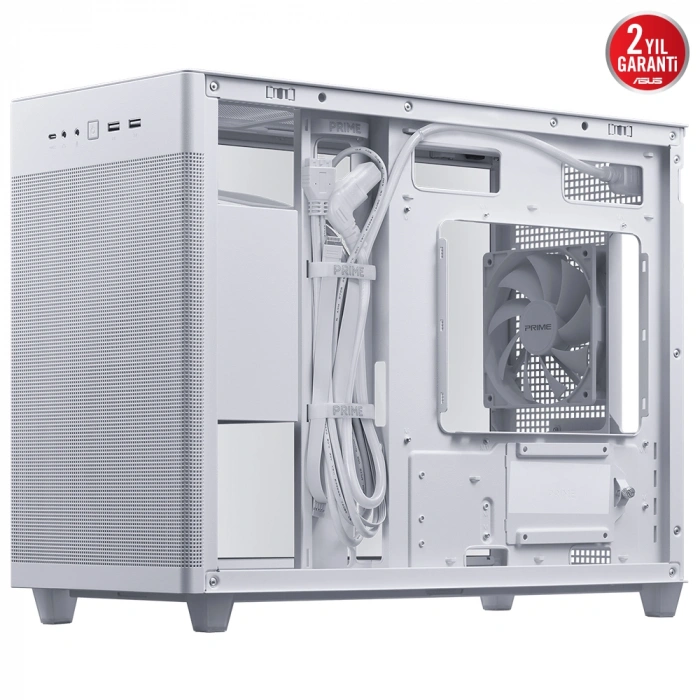 ASUS PRIME AP201 Gaming Micro-Tower PC Kasası Beyaz