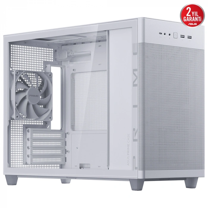 ASUS PRIME AP201 Gaming Micro-Tower PC Kasası Beyaz