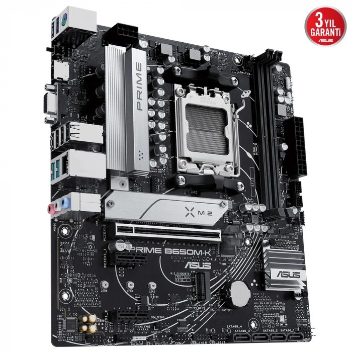 ASUS PRIME B650M-K DDR5 HDMI DP PCIe 16X v4.0 AM5 mATX