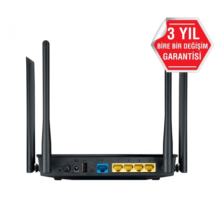 ASUS RT-AC1200 Wıfı5 AC1200 Gigabit Dual Band Router