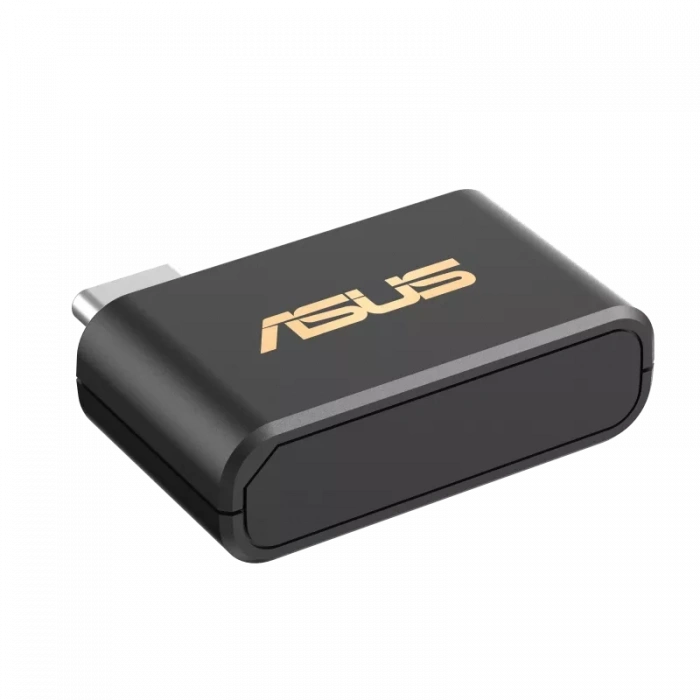 ASUS USB-BE93 MINI WIFI7 BE6500 Üç Bant Typec Kablosuz Ağ Adaptörü / 90IG0AK0-MO0B00