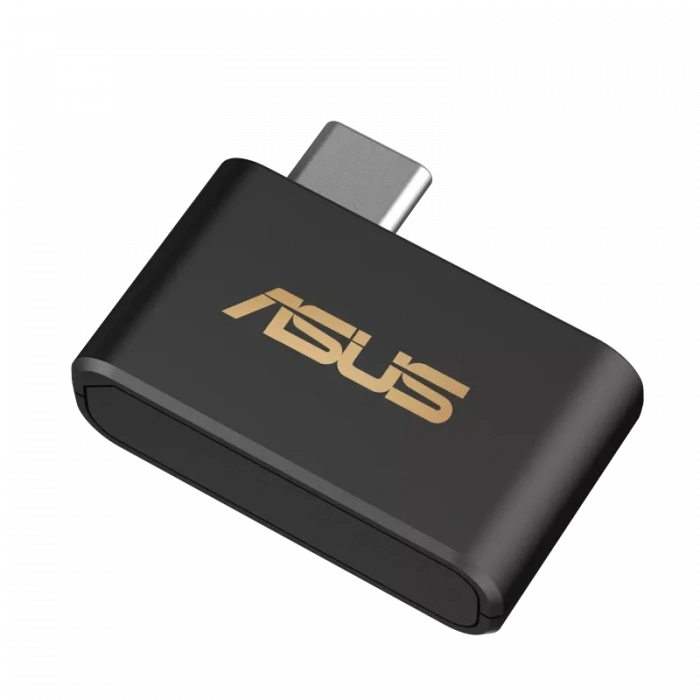 ASUS USB-BE93 MINI WIFI7 BE6500 Üç Bant Typec Kablosuz Ağ Adaptörü / 90IG0AK0-MO0B00