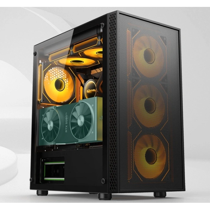 AZTECH 600w SKYLINE AZT04 RGB Gaming Mid-Tower Pc Kasası