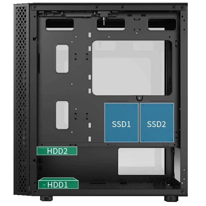AZTECH 600w SKYLINE AZT04 RGB Gaming Mid-Tower Pc Kasası