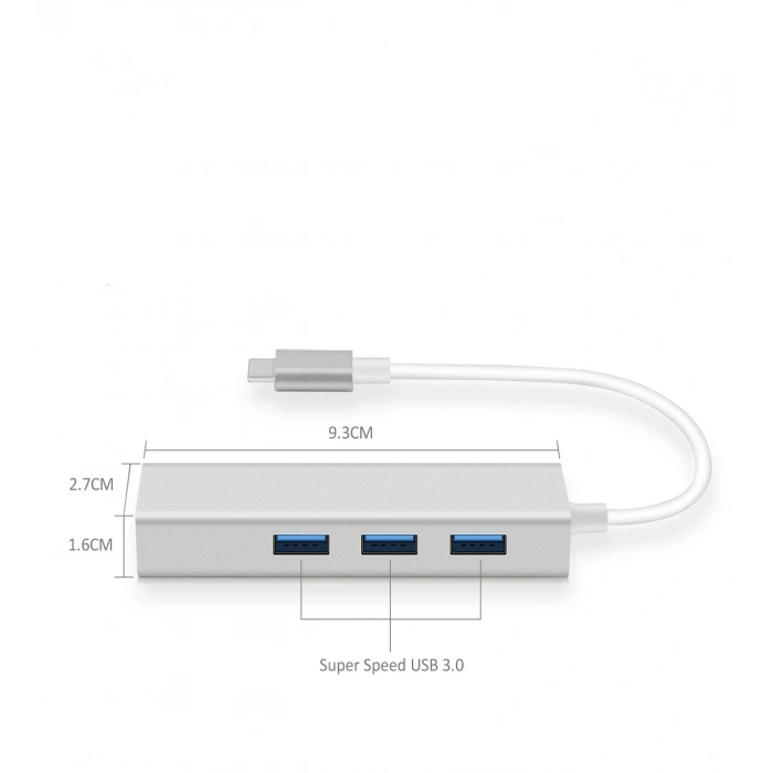 CODEGEN CDG-CNV85 Gigabit TypeC Ethernet Çoklayıcı Hub