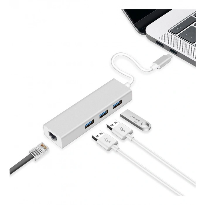 CODEGEN CDG-CNV85 Gigabit TypeC Ethernet Çoklayıcı Hub