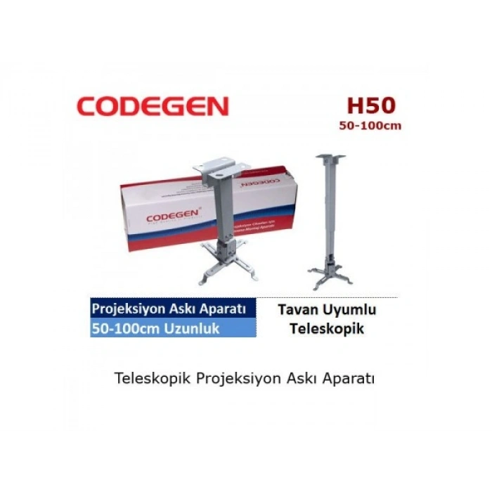 CODEGEN H50 50-100cm Projeksiyon Askı Aparatı