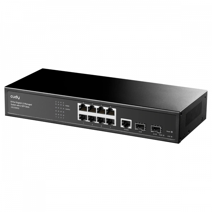 CUDY 8port Gigabit Yönetilebilir Switch GS2008S2