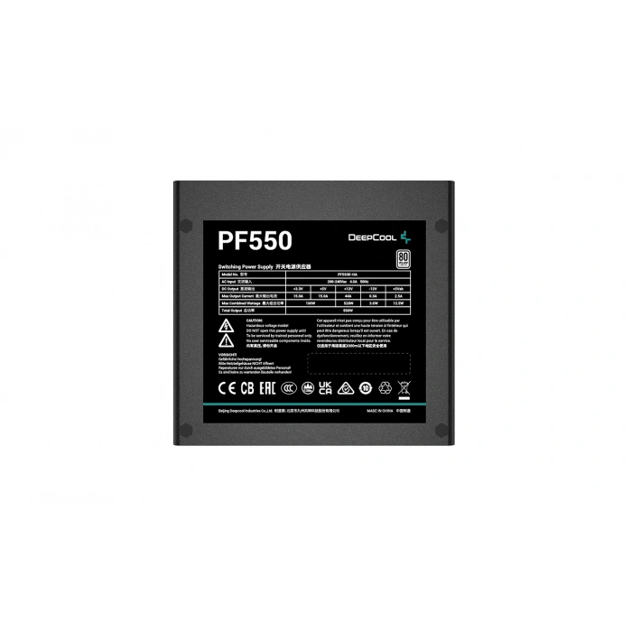 DEEPCOOL 500W 80+ F550X Power Supply