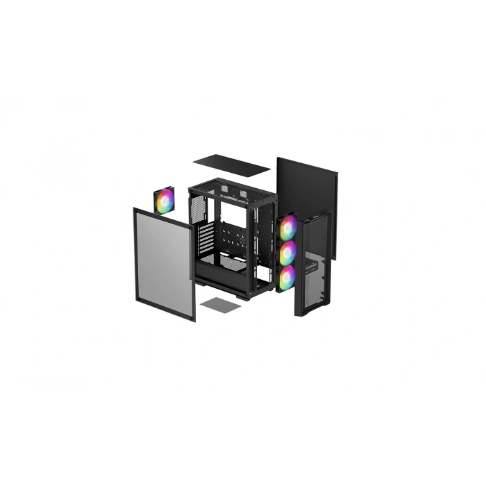 DEEPCOOL CC560-MESH-V2 4-ARGB Fanlı Gaming Mid-Tower PC Kasası