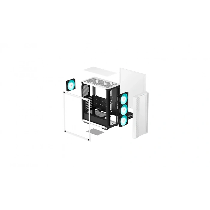 DEEPCOOL CC560 MESH WH V2 Gaming Mid-Tower PC Kasası Beyaz