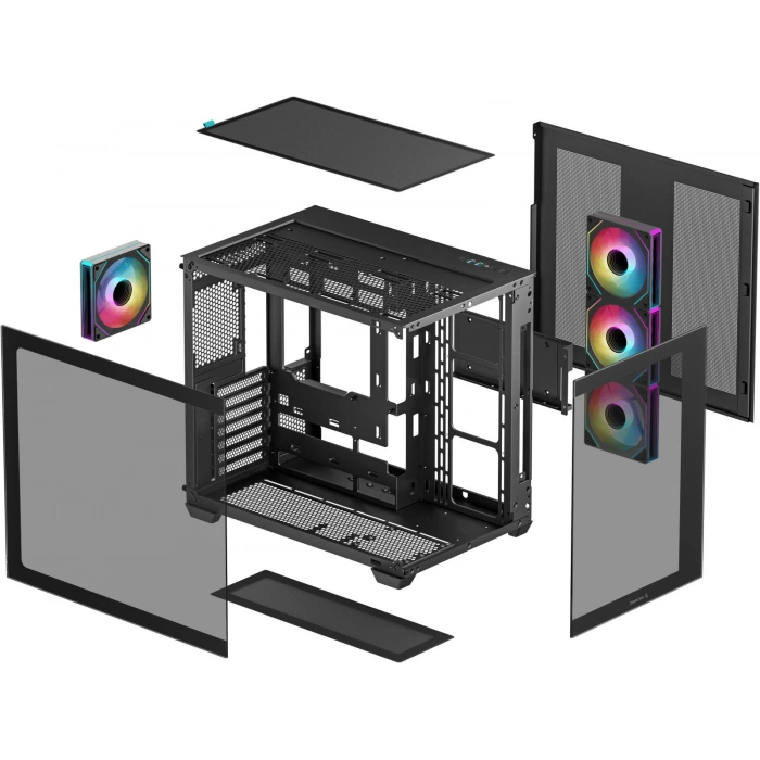 DEEPCOOL CG530-4F Gaming Mid-Tower PC Kasası