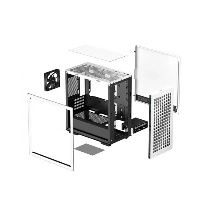 DEEPCOOL CH370-WH Gaming Micro ATX PC Kasası Beyaz