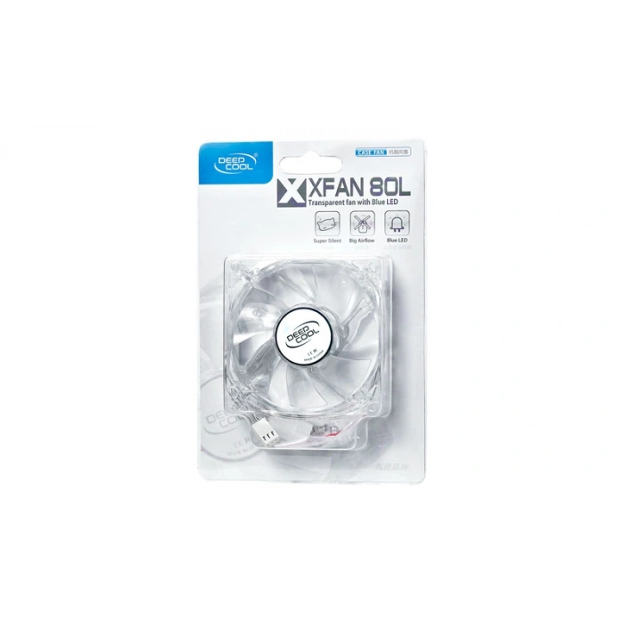 DEEPCOOL XFan 80L/B 8cm LEDli Kasa Fanı