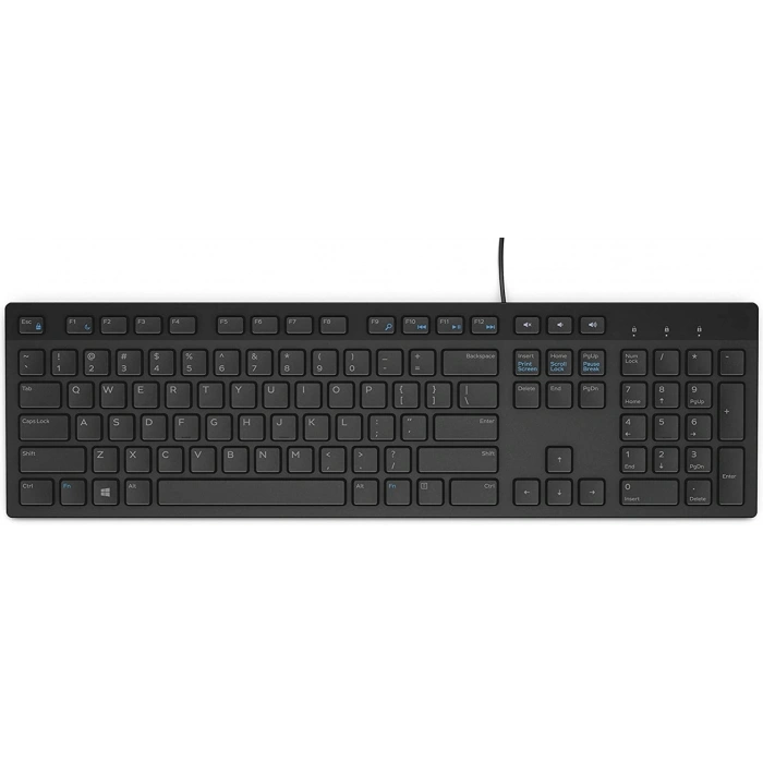DELL KB216 Kablolu USB Q Trk Siyah Klavye