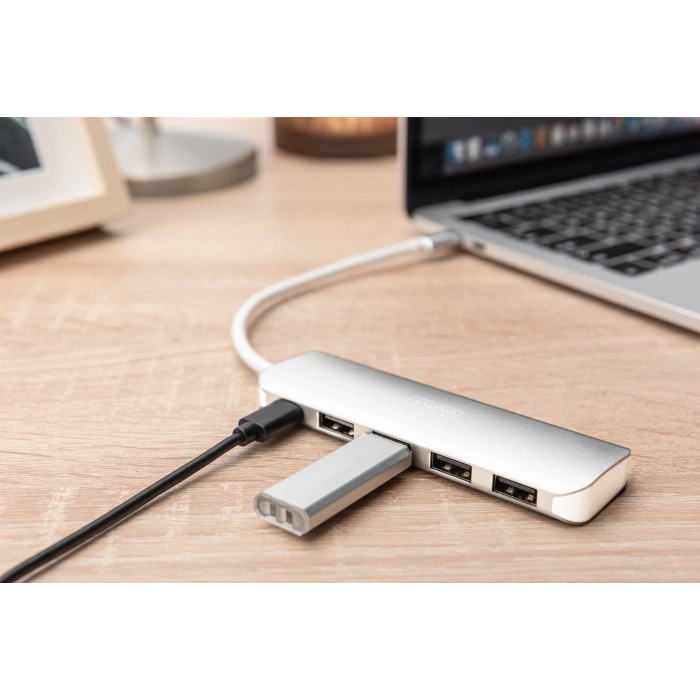 DIGITUS USB-C 4Port USB Çoklayıcı Hub (DA-70242-1)
