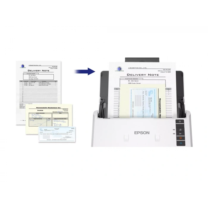 EPSON DS-530III A4 Workforce 40ppm 60sayfa kapasiteli Dublex Döküman Tarayıcı USB 2.0