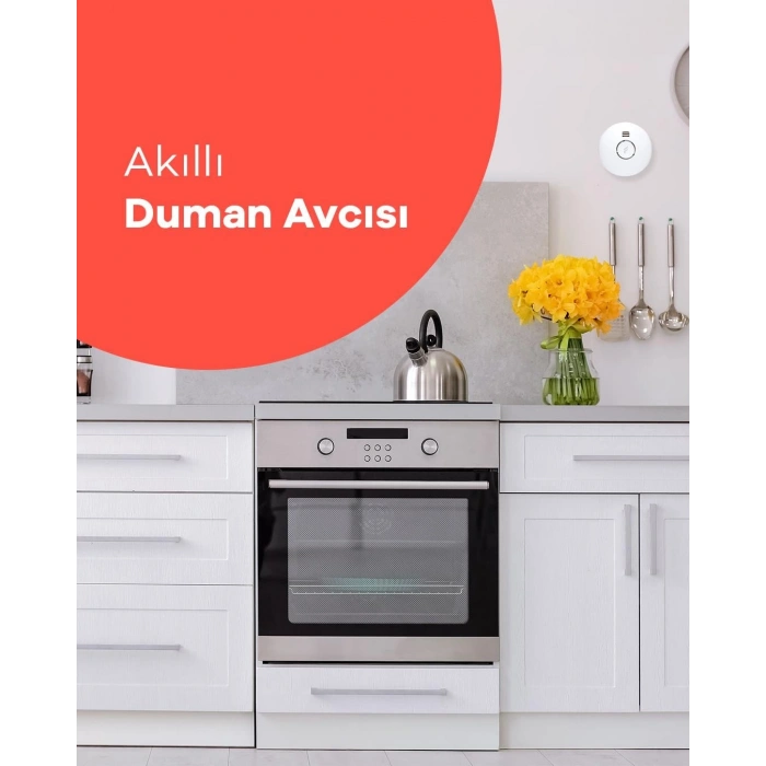 FONRI Wıfı Kablosuz Akıllı Duman Sensörü