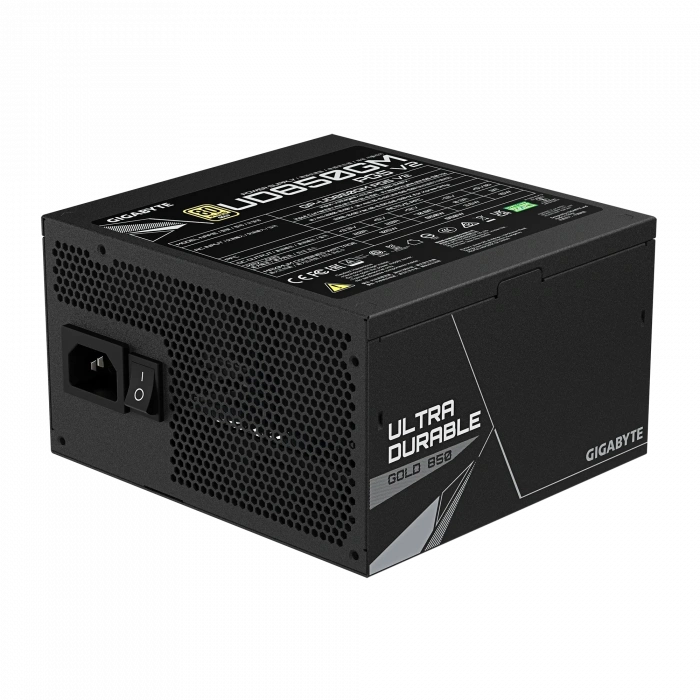 GIGABYTE 850W 80+ Gold UD850GM Tam Modüler Power Supply
