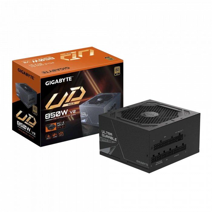 GIGABYTE 850W 80+ Gold UD850GM Tam Modüler Power Supply