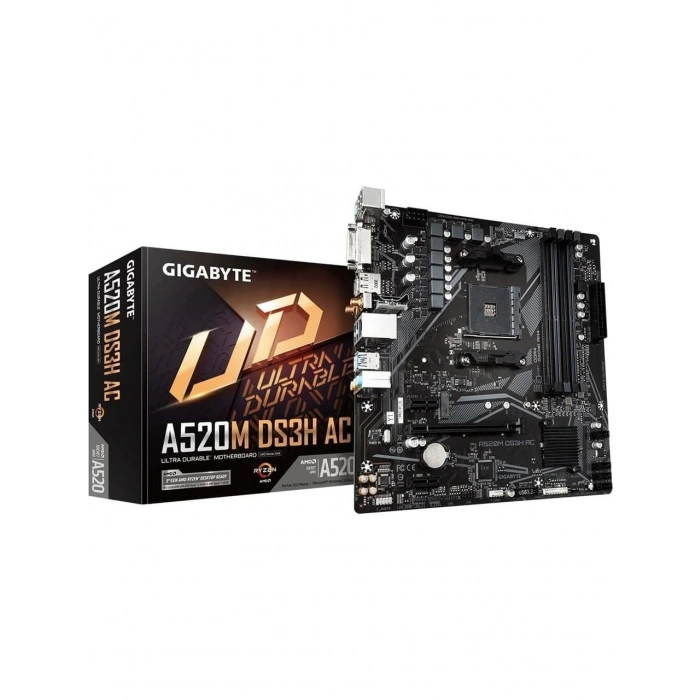 GIGABYTE A520M-DS3H-AC DDR4 HDMI DP PCIE 4.0 AM4 mATX WIFI