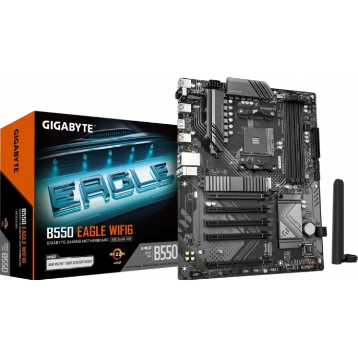GIGABYTE B550 EAGLE WIFI6 DDR4 HDMI-DP PCIe 4.0 AM4 ATX
