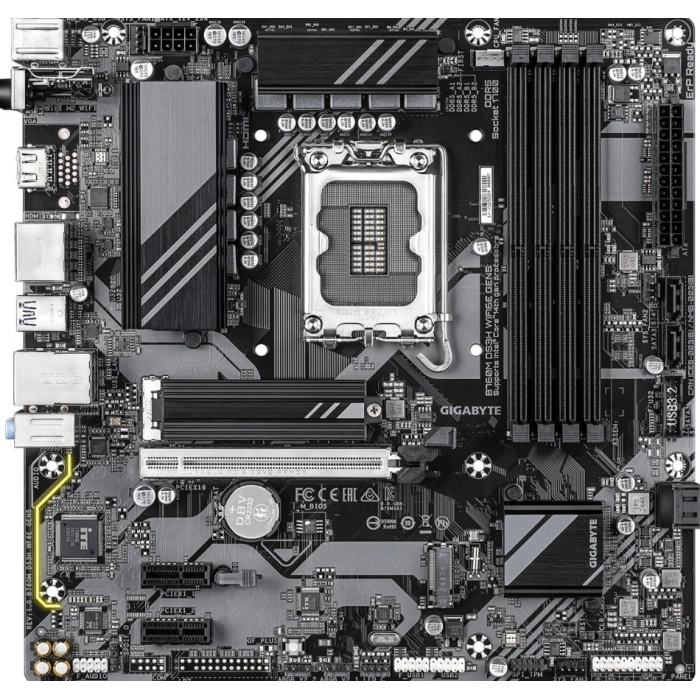 GIGABYTE B760M DS3H WIFI6E DDR5 HDMI VGA DP 1700p mATX