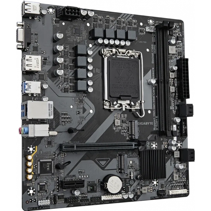 GIGABYTE B760M-E DDR5 HDMI VGA DP PCIe 4.0 16X 1700p mATX