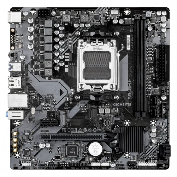 GIGABYTE B840M H DDR5 HDMI-DP PCIE 4.0 AM5 mATX