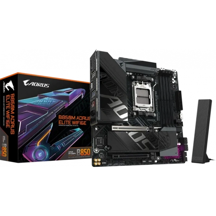 GIGABYTE B850M AORUS ELITE WIFI6E DDR5 HDMI-TP TYPEC PCEI 5.0 AM5 mATX